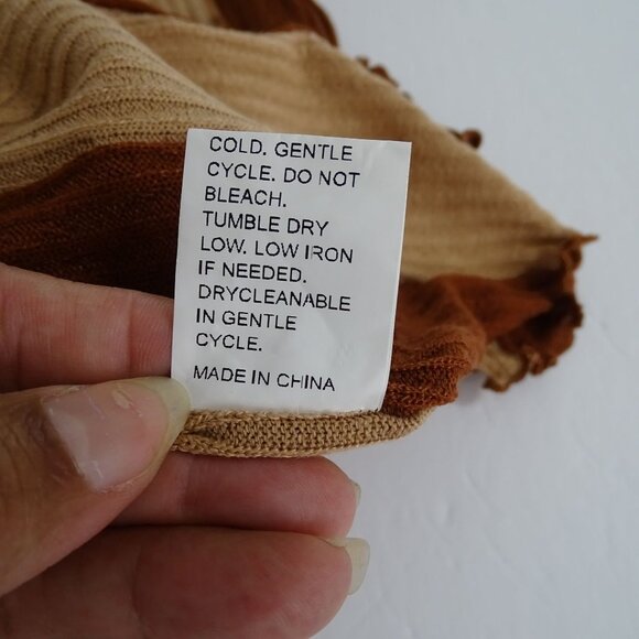 Shein Curve Bodycon Dress Women Size OXL 12 Brown Ribbed Knit Short Sleeve - Picture 7 of 11